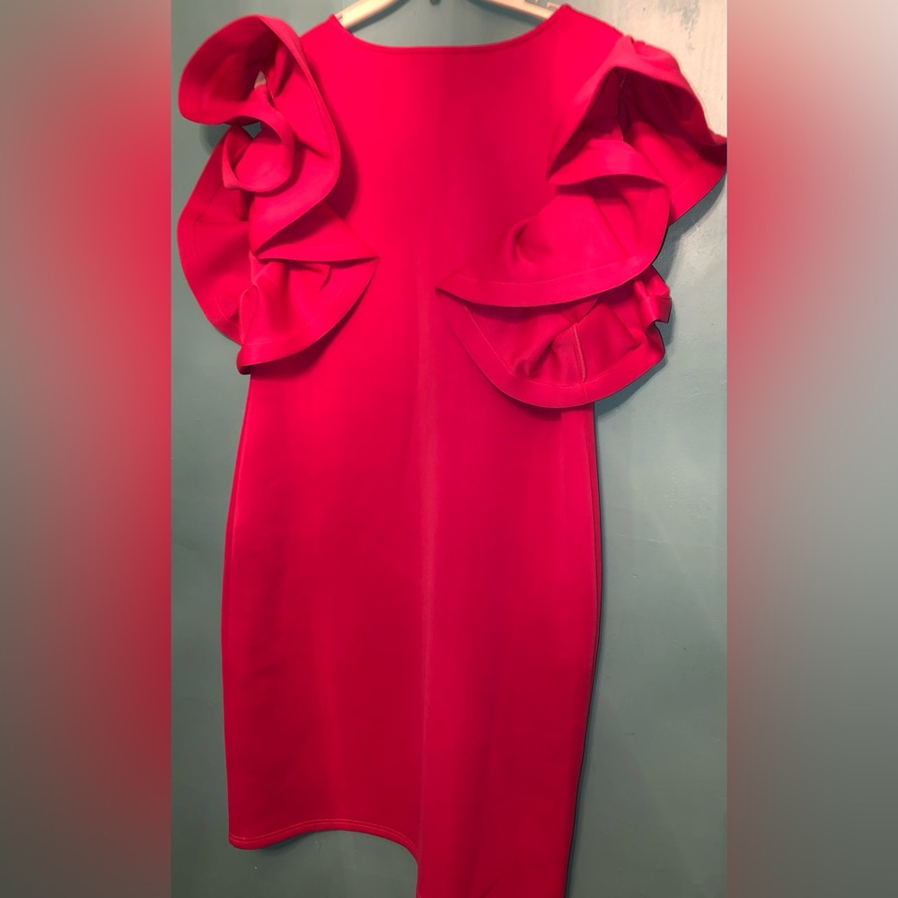 COPY - Dress with puff shoulders